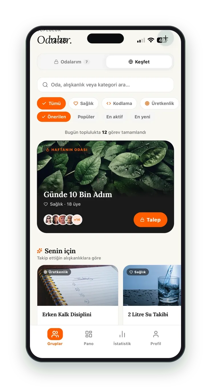 Alışkanlık Kulübü — Keşfet