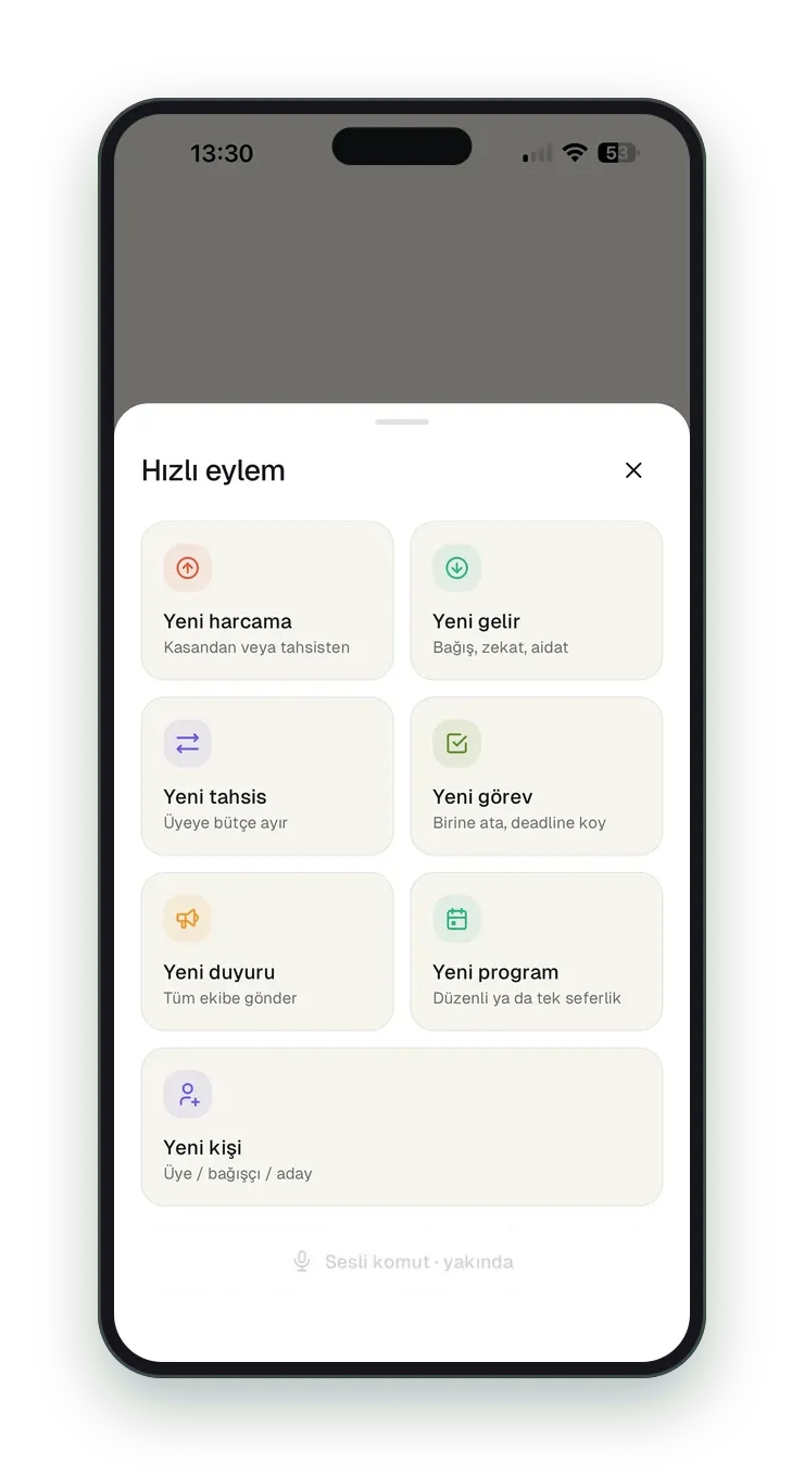 Şura — Hızlı eylem